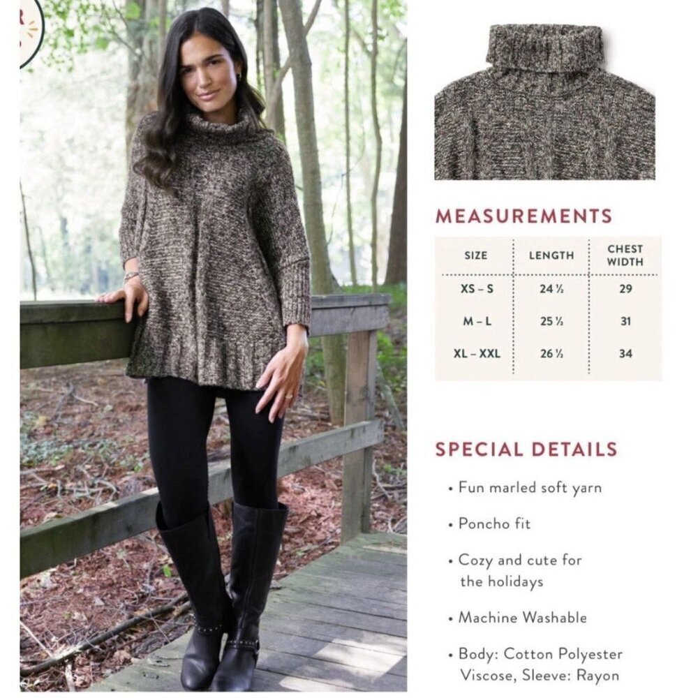 Matilda Jane Wonderment Evening Stroll Sweater XS/S Gray Knit - Picture 3 of 12